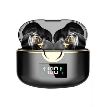 Auriculares Inalámbricos Bluetooth 5.0 Con Dos Altavoces Dinámicos Black