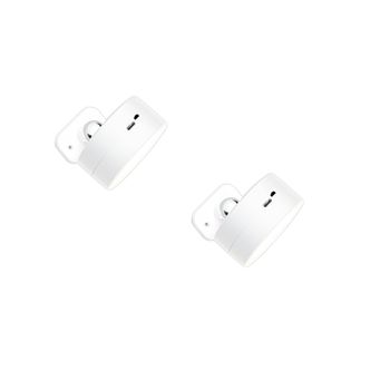 Pack De 2 Apliques Led Con Diferentes Colores De Luz Y Mando A Distancia White