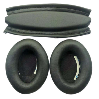 Almohadillas Y Almohada Para Diadema Para Bose Qc15 Qc2 Black