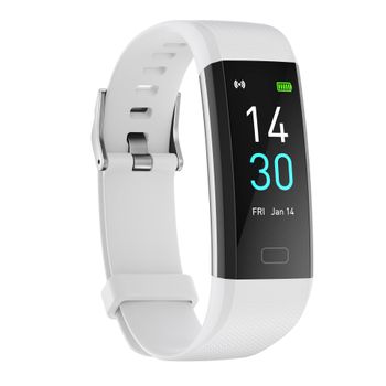 Pulsera De Actividad S5 Con Frecuencia Cardíaca, Monitor De Sueño, Podómetro Lightgrey