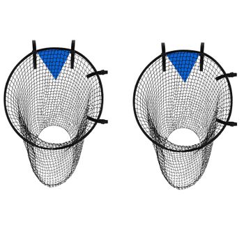 Red De Entrenamiento Para Porterías De Fútbol, Paquete De 2 Black