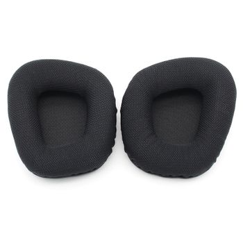 Almohadillas Para Oídos Para Corsair Void Pro/void Elite, Almohadillas De Repuesto Con Espuma, Comodidad Y Aislamiento Acústico Black