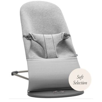 BabyBjörn® hamaca Bliss Pétalo algodón gris claro