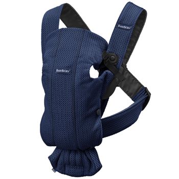 Mochila Portabebés Mini Mesh Babybjörn Azul Marino