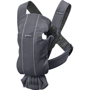 Mochila portabebés BabyBjörn One 4P Cotton Mix vaquero gris