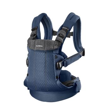 Mochila Portabebés Babybjörn Harmony - Azul Marino 3d Mesh