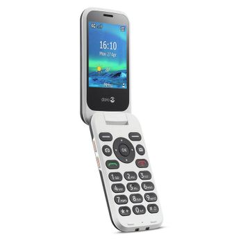 Telefono Movil Doro 6880 Black White 2.8" 2mpx 4g Blanco Y Negro