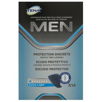 Tena Escudo Protector Para Hombre Extra Ligero 14 Unidades