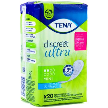 Tena Discreet Ultra Mini Compresas 20 Uds