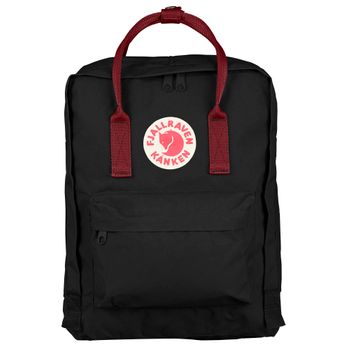 Mochila Unisex Adulto Fjällräven Kånken Clásica Negro/ox Rojo