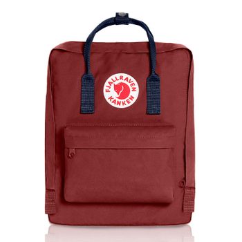 Mochila Para Portátil 15" Unisex Fjällräven Kånken Ox Rojo/azul