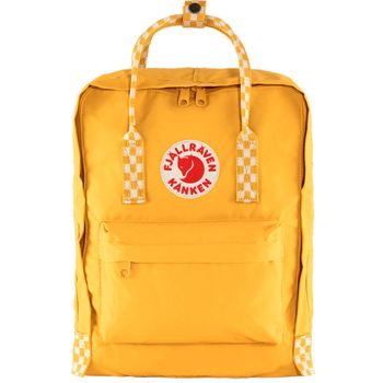 Fjallraven Kanken Backpack, Unisex Adulto, Ochre/chess Pattern, Onesize