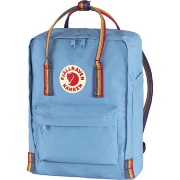 Fjallraven Kånken Sports Backpack, Unisex-adult, Air Blue-rainbow Pattern, One Size