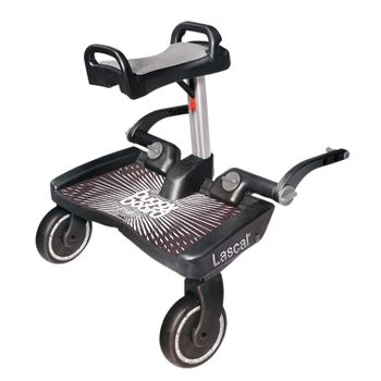 Buggyboard Maxi+ Juego De Accesorios Para Cochecito Sillín Adaptador Negro/gris