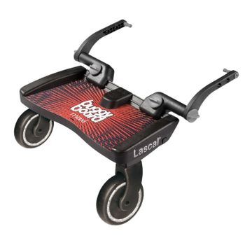 Lascal Buggyboard Maxi Extensión Para Carro Lascal, Adaptador Hasta 22 Kg, Rojo