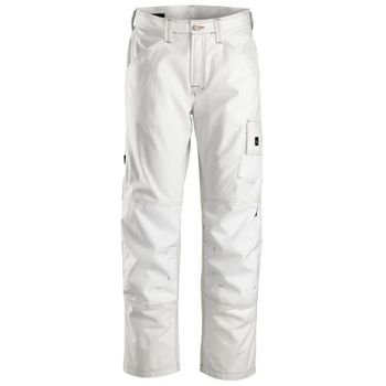 Snickers Workwear-33750909048-3375 Pantalón Pintor Blanco Talla 48