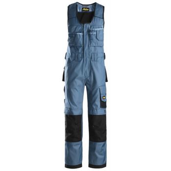 Snickers Workwear-03121704158-0312 Peto Duratwill Azul Oceano-negro Talla 158