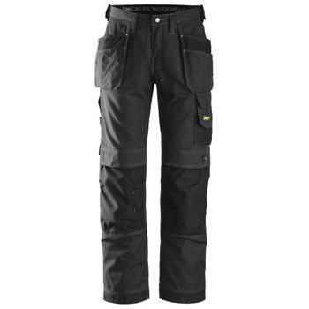 Snickers Workwear-32130404044-3213 Pantalón Largo Rip-stop Con Bolsillos Flotantes Negro Talla 44