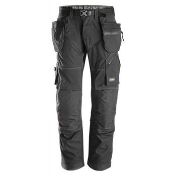 Snickers Workwear-69020404044-6902 Pantalón Largo Flexiwork+ Con Bolsillos Flotantes Negro Talla 44