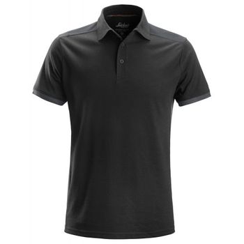 Snickers Workwear-27150458006-2715 Polo Allroundwork Negro-gris Acero Talla L