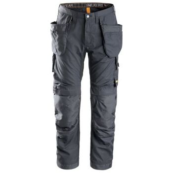 Snickers Workwear-62015858044-6201 Pantalón Largo Allroundwork Con Bolsillos Flotantes Gris Acero Talla 44