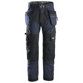 Snickers Workwear-69029504056-6902 Pantalón Largo Flexiwork+ Con Bolsillos Flotantes Azul Marino-negro Talla 56