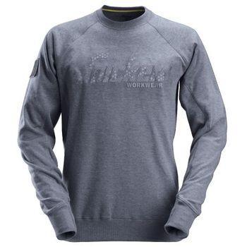 Snickers Workwear-28823400007-sudadera Logo 3d Azul Oscuro Melange T.xl