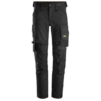 Snickers Workwear-63410404044-pantalones Elásticos Allroundwork Negro Talla 44