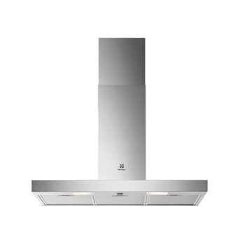 EAS ELECTRIC SMART TECHNOLOGY, EMRH906X, Campana Extractora, Campana  extractora 90 cm, Color Inox, 3 niveles de potencia, LED, 3 filtros  lavables