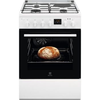 Electrolux Cocina Mixta 4 Fuegos 57l Blanca - Lkm624011w