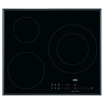 Placa de inducción Balay de 60 cm Negro sin marco de acero inoxidable  3EB865FR