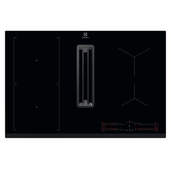 Electrolux Placa De Inducción Al Vacío 78cm 4 Fuegos 7350w Negra - Kcc83443