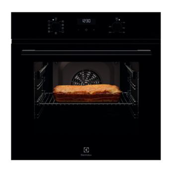 Horno Electrolux Oef5h50bk Cristal Negro Aquaclean