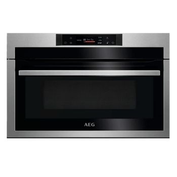 Horno Microondas - AEG KMK761080B, 45 cm, 43 litros, Cristal Negro