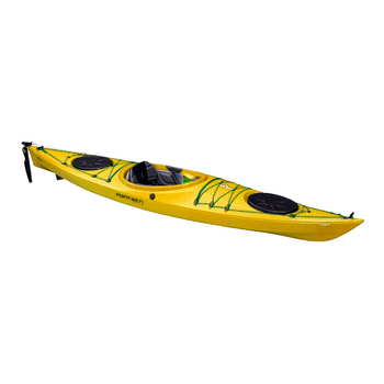 Kayak Xo13 Gt Point 65 De Travesía Con Timón Y Orza Abatible Amarillo