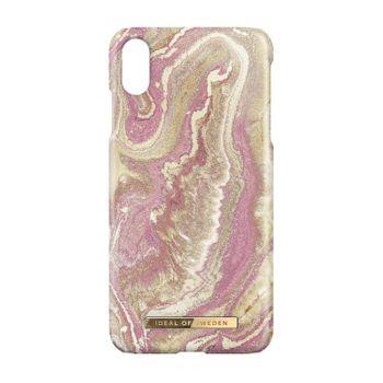 Carcasa Iphone Xs Max Golden Blush Marble Resistente Ideal Of Sweden