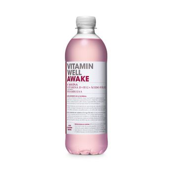 Bebida Vitaminada Awake Frambuesa 500ml Vitamin Well