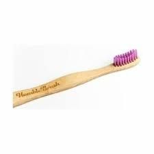 Hm Cepillo Dientes Bambu Adulto Medio Morado The Humble