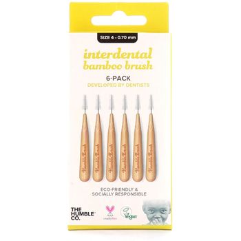 The Humble Co Cepillo Interdental Bambú Talla 4: 0.70 Mm Amarillo 6 Unidades