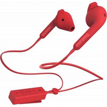 Auriculares Bluetooth Micrófono De 5h De Duración De Batería Defunc Rojo