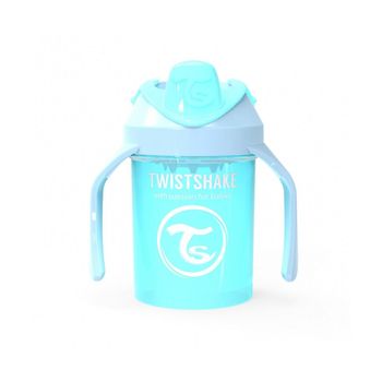 Vaso Para Bebé Mini Cup Pastel Azul 230ml 4+m Twistshake