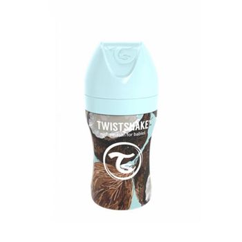 Biberón De Acero Twistshake 260 Ml. Colección Tropical