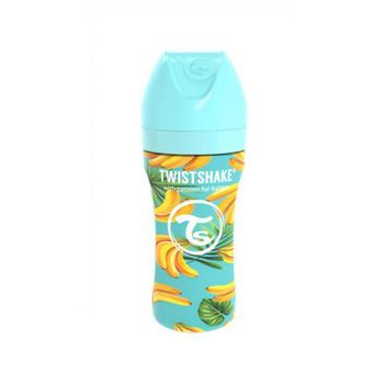 Biberón De Acero Twistshake 330 Ml. Colección Tropical