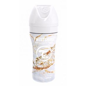 Biberón De Acero Twistshake 330 Ml. Colección Mármol - Blanco con Ofertas  en Carrefour