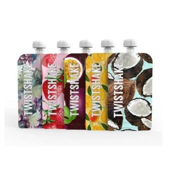 Squeeze Bags Twistshake Pack De 5 Unidades De 220 Ml.