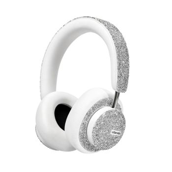 Urbanista Miami Crystal Edition Auricolare Con Cavo E Senza Cavo A Padiglione Musica E Chiamate Usb Tipo-c Bluetooth Bianco