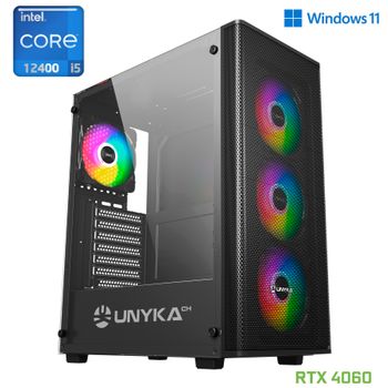 Cpu Pc Gaming Extremo Intel I5 12400f ◘ Rtx 4060 8gb ◘ 16gb Ram ◘ 1tb M.2 Ssd ◘ Wifi ◘ Windows 11