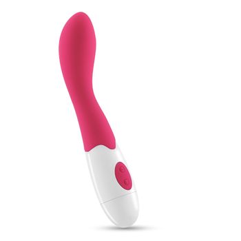 Vibrador Básico Mujer Morado Y Blanco Crushious