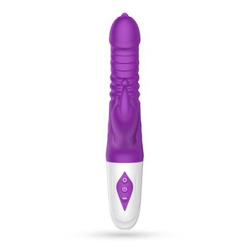 Vibrador Mujer Triple Placer Morado Crushious