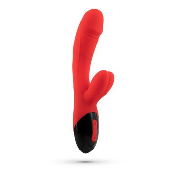 Vibrador Conejito Recargable Crushious Rojo